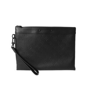 Louis Vuitton Monogram Shadow Black Pochette To Go Clutch Bag